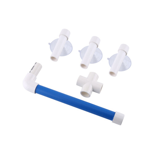 White Blue Foldable Bird Shower Perch 2