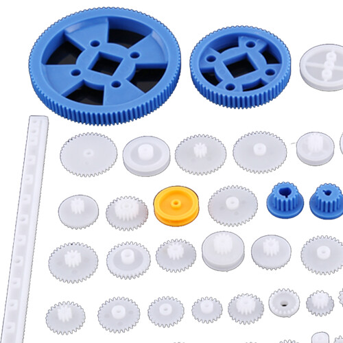 DIY Plastic Gear & Pulley Kit - 80 Types for Robot & Model Projects- UK 2