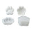Dog Paw Shape Silicone Mold Storage Box Moulds Suitable for 1