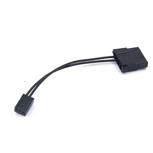 1Pcs IDE til 3-polet blæser strømkabel Molex D-stik strøm til 3-bens PC PC kølekonvertering 1