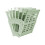 Plastic Books Stand Books Holders Books Adjustable-Green M 1