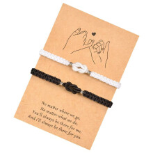 Geflochtenes Paar-Armband, geflochten, passendes Armband,-A03