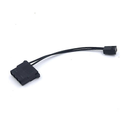 1Pcs IDE til 3-polet blæser strømkabel Molex D-stik strøm til 3-bens PC PC kølekonvertering 2
