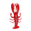 2Pieces Detailed Simulation Crustacean Model Party-L 1 piece 1