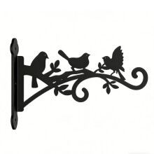 Heavy Duty Versatile Bird Pattern Metal Plant-three birds