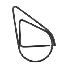 100 stuks creatief ontwerp bladwijzers clip veelkleurige-Zwart