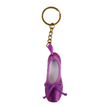 Creative Mini Pointe Shoe Keychain Lovely-Dark Purple