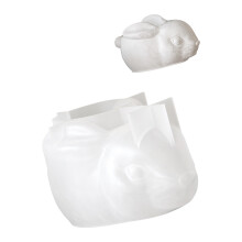 Flexible Rabbit Candle Holder Mold Suitable For Resin Art And