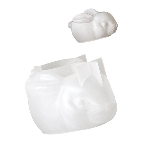 Moule à bougies en forme de lapin en Silicone de qualité