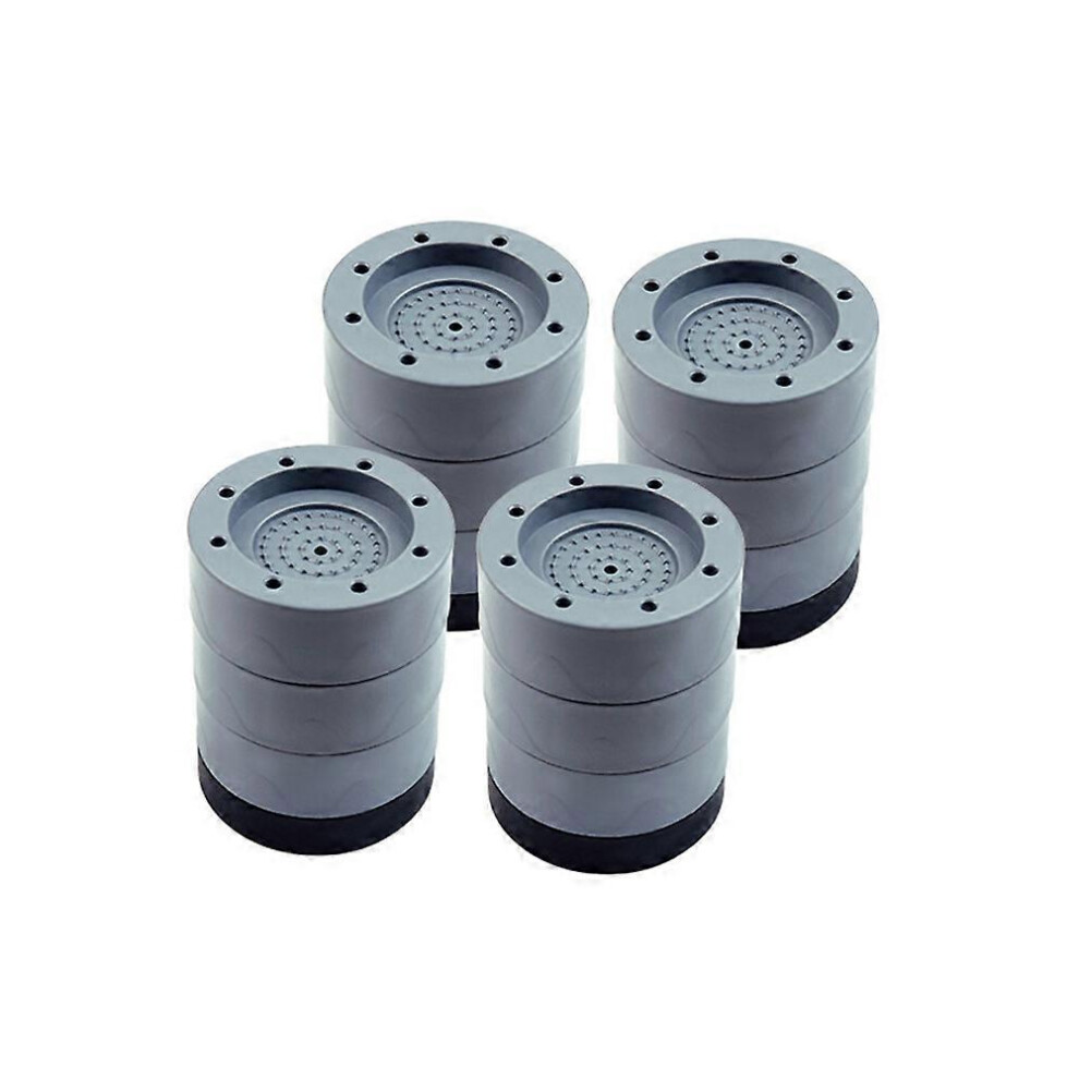 4Pcs Washing Machine Height Increase Pads Anti Pads Silent Skid Raiser Mat Washing Machine Dryer Support Stand 8.5Cm 6935161831221