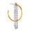 Gorgeous Double Tone Drop Earrings With Moving Fringe For 2