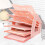Bookends for Displaying, Notebooks Books Stand,-Purple M 6