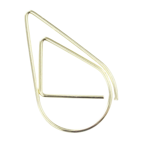 100Pcs Assorted Shape Fashion Multifunctional Paper Clips-gold
