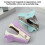 Pack of 3 Extractor Staple Remover Fun Mini Effortless Practical 4