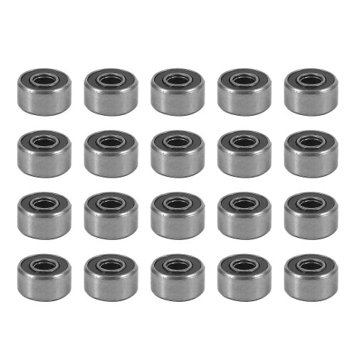 693RS 3mmx8mmx4mm Διπλό σφραγισμένο μικροσκοπικό ρουλεμάν βαθιάς αυλάκωσης 20τμχ