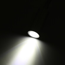 Adjustable LED Reading Light 1W Cool White Gooseneck Bed Lamp with Switch