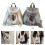 Niedlicher Rucksack mit Hasenohren, koreanischer Stil,-Grau 3