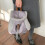Niedlicher Rucksack mit Hasenohren, koreanischer Stil,-Grau 6