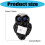 Broche créative en forme de hibou en émail, accessoire de-Blanc 4