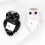 Stilvolle Emaille-Post-Eulen-Brosche, Modeschmuck,-Schwarz 7