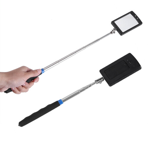 Extendable LED  Inspection Mirror 360 Swivel with Comfortable Nonslip Handle 1