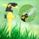 360 Rotating Lawn Sprinkler Watering System, 26-41ft Spray Diameter 1