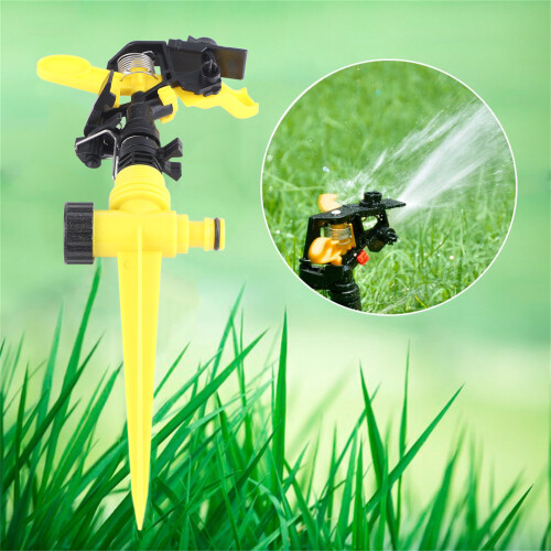 360 Rotating Lawn Sprinkler Watering System, 26-41ft Spray Diameter