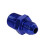 AN6 auf 3/8" NPT Adapter Blau 13