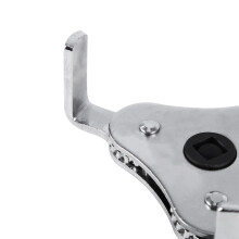 3-Jaw Adjustable Oil Filter Wrench, 65-110MM, Steel, Dual Drive