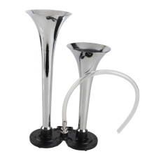 12V 150DB Dual Trumpet Air Horn Car Boat Truck with Chrome Finish