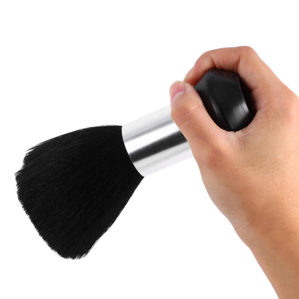 Black Salon-Grade Soft Hair Duster Brush For Neck & Face Cleaning & Styling