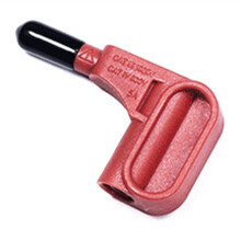 Elektronische Multimeter Magnetische Kop 4 mm Banaanstekker Soldeerloze Snelle Magneet Sonde Terminal Multimeter Accessoires Rood
