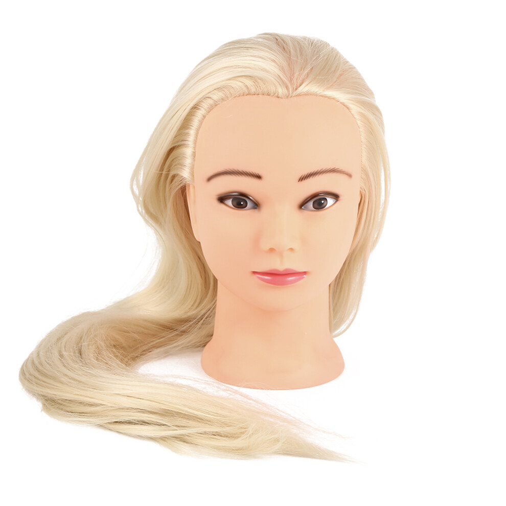 Unisex Hairdresser Practice Head Moldel Mannequin Long Hair Braiding Kit 26"