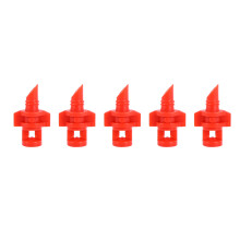 50 pcs 360 Micro Garden Spray Nozzles for Irrigation, Red & Green