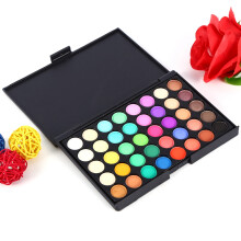 40-Color Mineral Matte Waterproof Eyeshadow Palette, Portable 15x10x1cm
