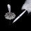 White Feather Wedding Quill Pen Set 2