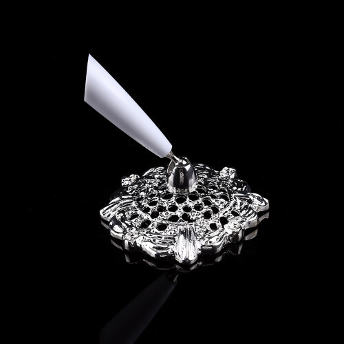 White Ostrich Feather Quill Pen Holder 1