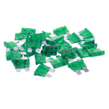 Fahrzeugwagen 30A 30Amp grüner Körper Zwei-Zinkblatt-ATC-Sicherung 30 Stück