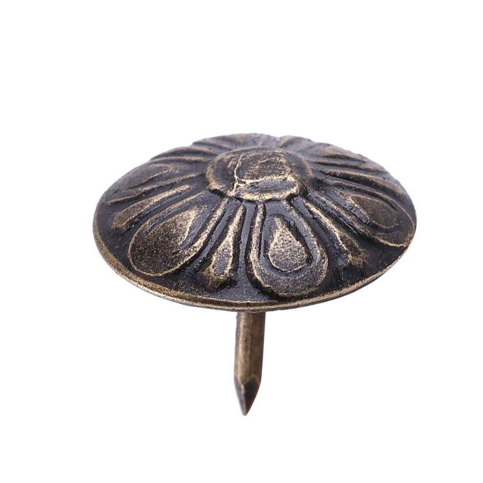 100 Bronze Antique Style Upholstery Tacks 7444352838066