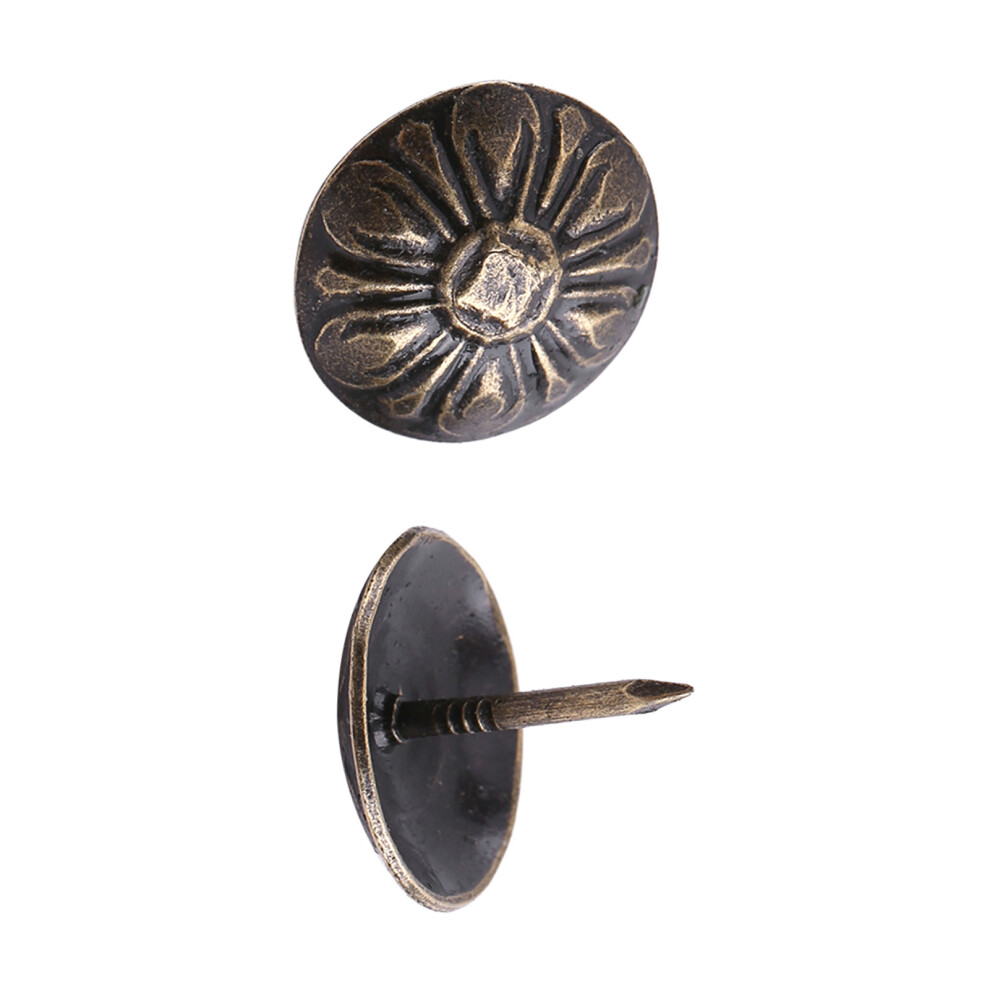 Bronze Upholstery Nails 100Pc Vintage 7444352868452