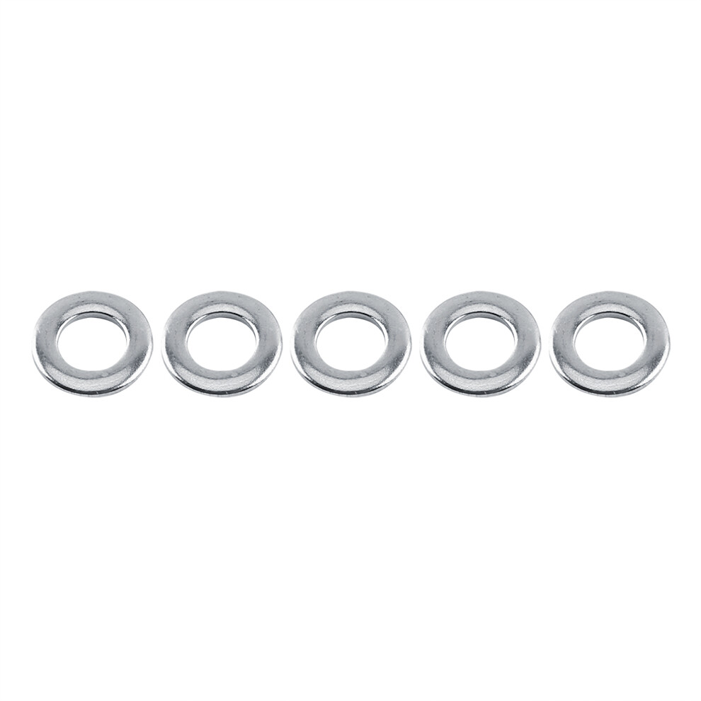100Pcs Stainless Steel Flat Washers M3/M4/M5/M6/M8/M10 Repair Kit 6921393052381