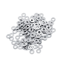 100pcs M3-M10 Stainless Steel Flat Washers Kit, Durable & Corrosion Resistant