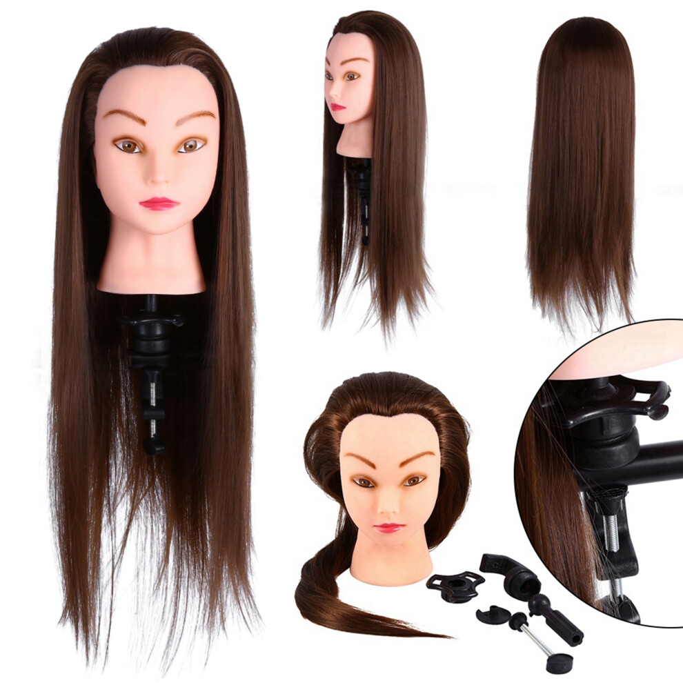 26" Salon Practice Mannequin Head with Clamp