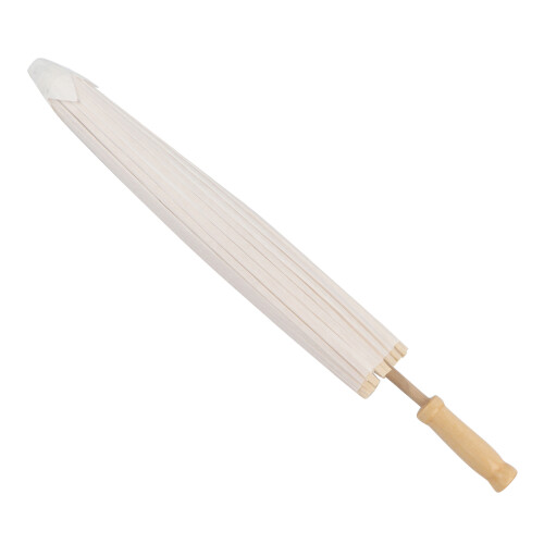 White Paper Umbrella Wedding Decor Props 20cm-42cm Diameter 1