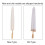 White Paper Umbrella Wedding Decor Props 20cm-42cm Diameter 7