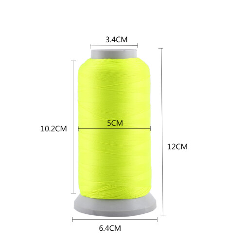 Machine Embroidery Thread Glow Yellow 3000yd 2