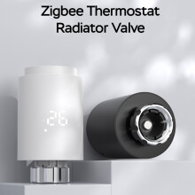 Smart Thermostatic Radiator Valve Zigbee LED Display White/Black