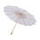 White Paper Umbrella Wedding Decor Props 20cm-42cm Diameter 1