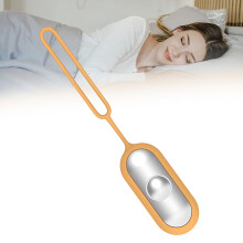 Bärbart lugnande instrument för vuxna, liten och lätt att bära handhållen enhet som använder hjärnmassage och mikroströmsteknik för att