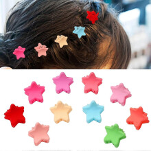 KINZON 50 PCS Bunte Mini-Haarkrallen Kleine Haarspangen Haarklammern Haaraccessoires für Mädchen Baby-Kleinkind-Mädchen Dekorativer Dutt Win